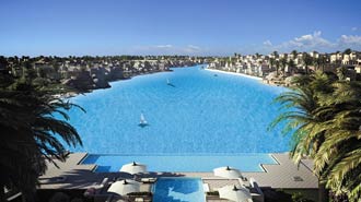 Featured Egyptian resort of Sharm El Sheikh. Worlds largest manmade lagoon to be built in Dubai (photo for illustrative purposes only)