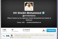 2,000,000: The number of Mohammed's Twitter followers