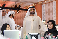 Mohammed bin Rashid attends Olympic Creativity Workshop